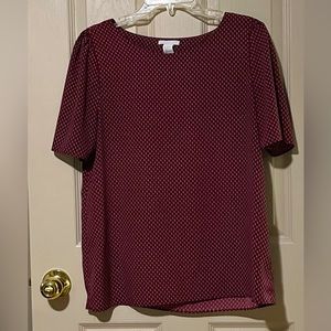 Maroon, H&M dress shirt
